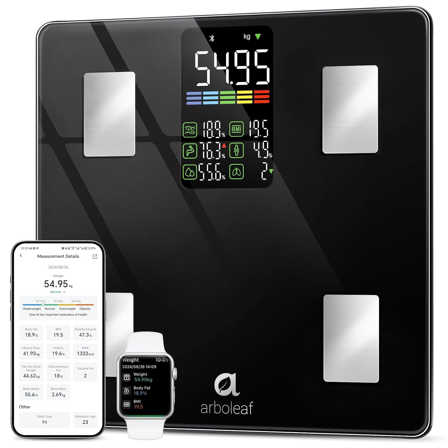 arboleaf Smart Scale for Body Weight