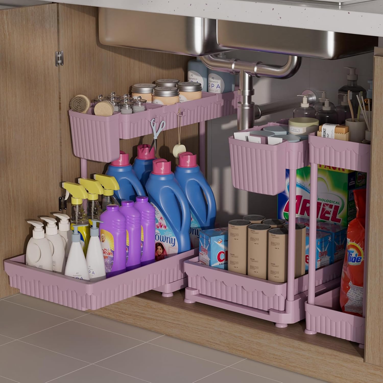 Multi-Purpose Pull-Out Storage Organizers