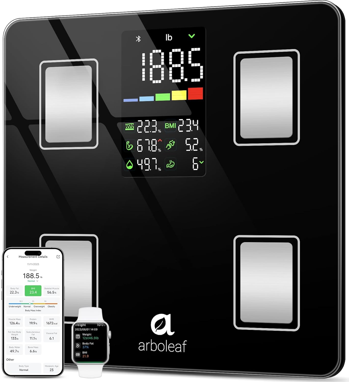 arboleaf Smart Scale for Body Weight