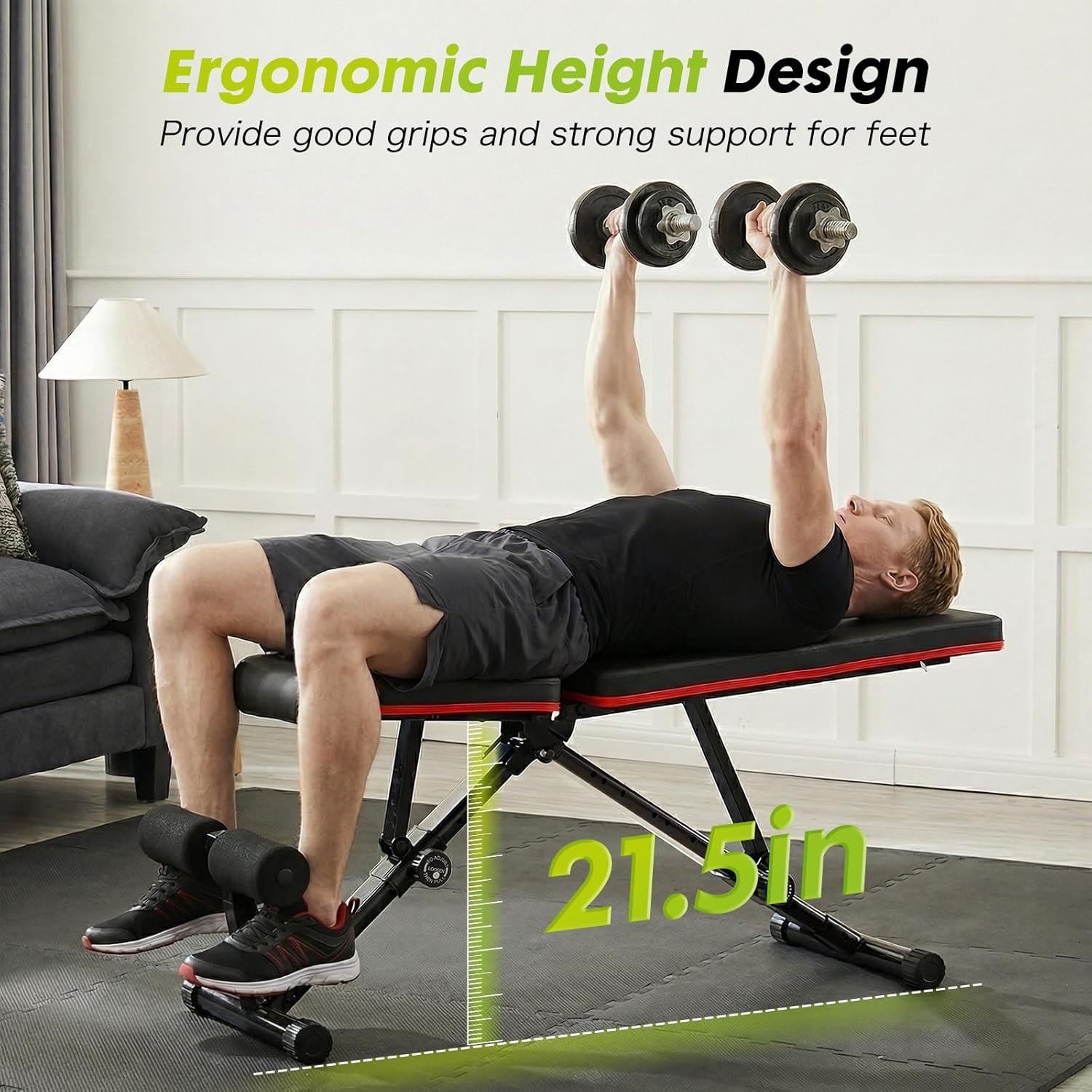 Adjustable Weight Bench for Full Body Workout