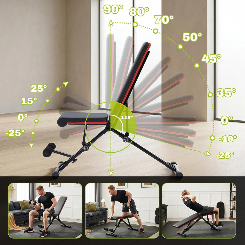 Adjustable Weight Bench for Full Body Workout