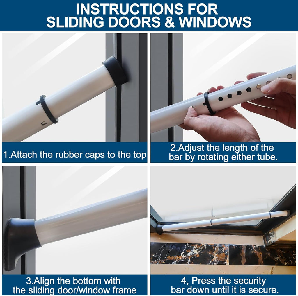 Rerishom Door Security Bar