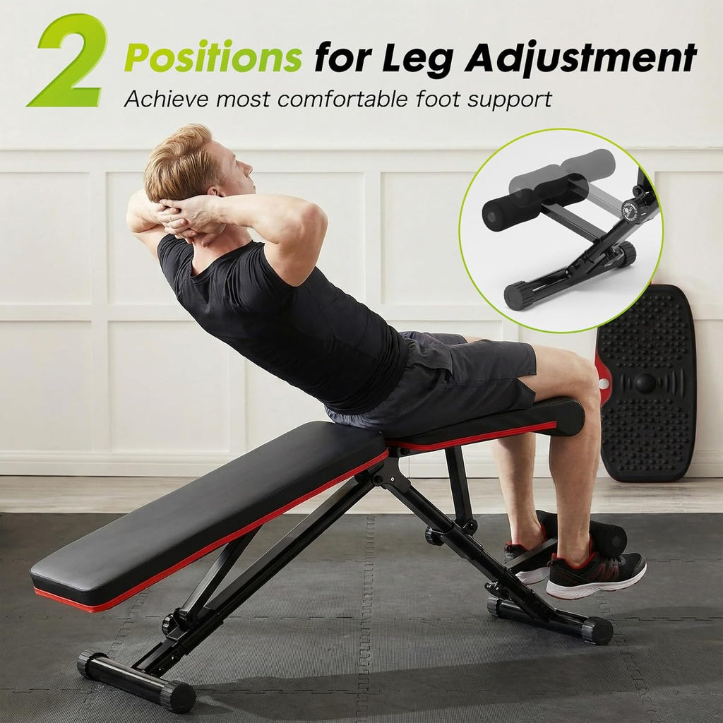 Adjustable Weight Bench for Full Body Workout