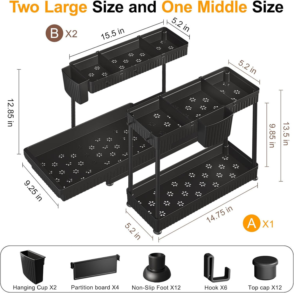 Multi-Purpose Pull-Out Storage Organizers