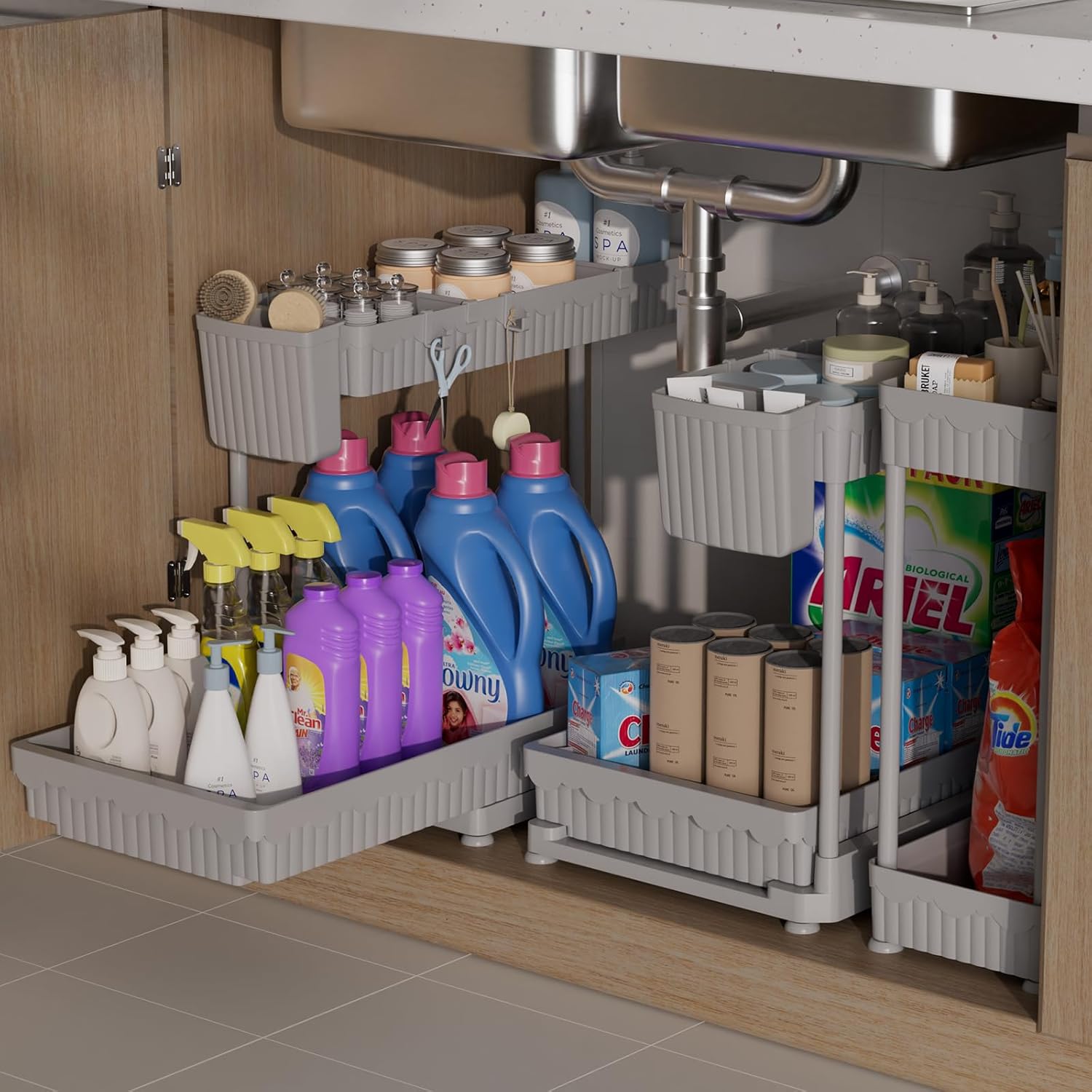 Multi-Purpose Pull-Out Storage Organizers