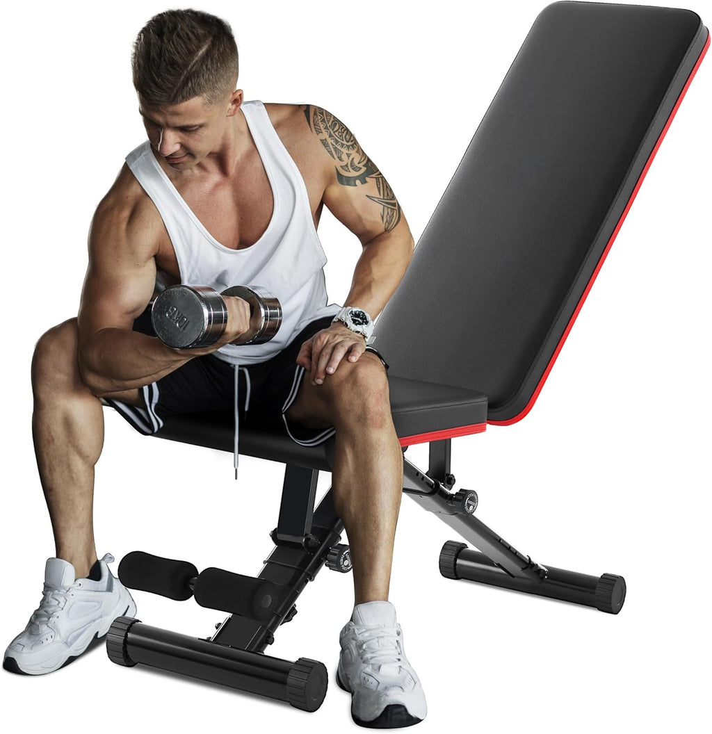 Adjustable Weight Bench for Full Body Workout