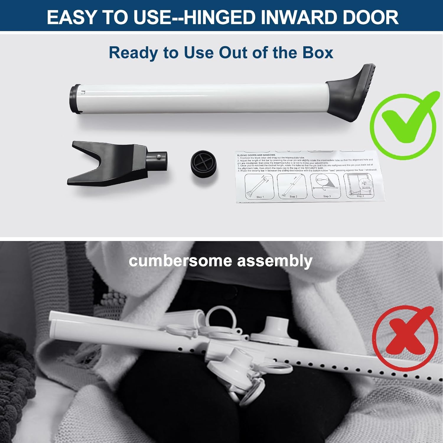 Rerishom Door Security Bar